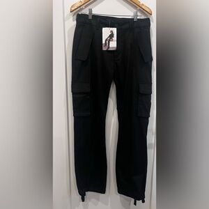 NWT- Naked Wardrobe Midnight Cargo Pants with Tailored Details